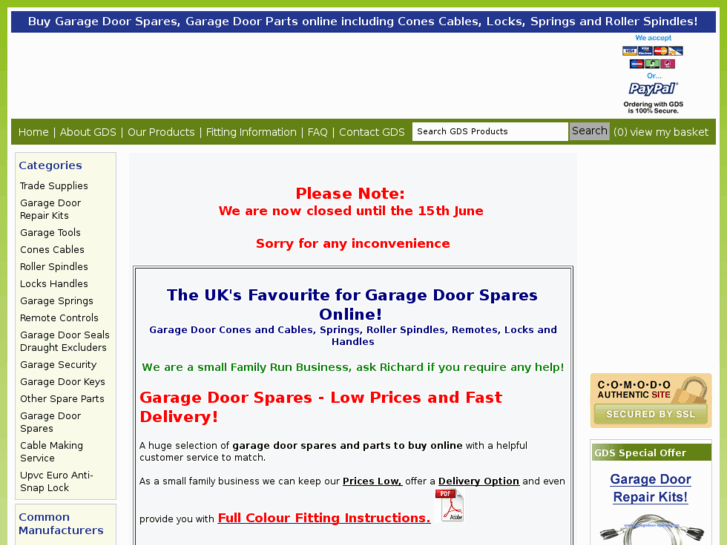 www.garagedoor-spares.com