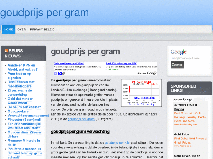 www.goudprijspergram.nl