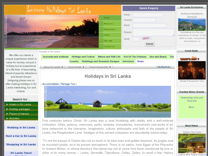 www.luxuryholidayssrilanka.com