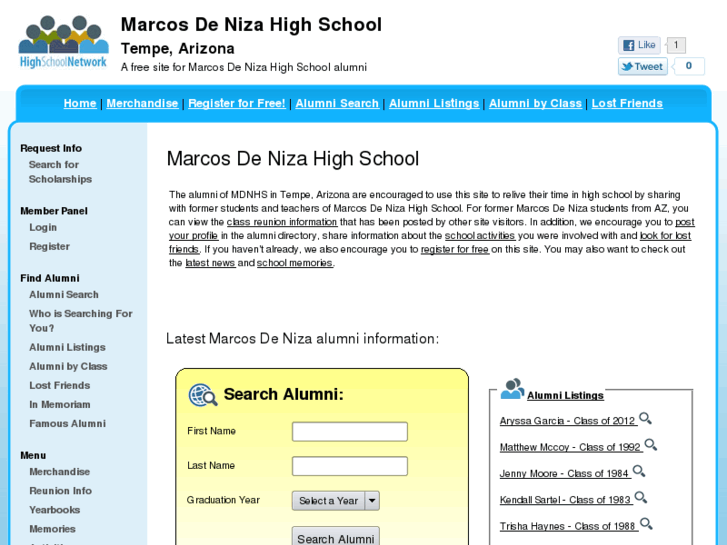 www.marcosdenizahighschool.org