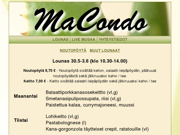 www.ravintola-macondo.com