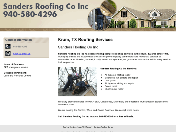 www.sandersroofingcoinc.com