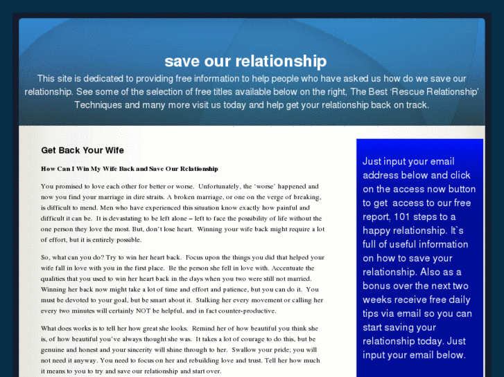 www.saveourrelationship.org