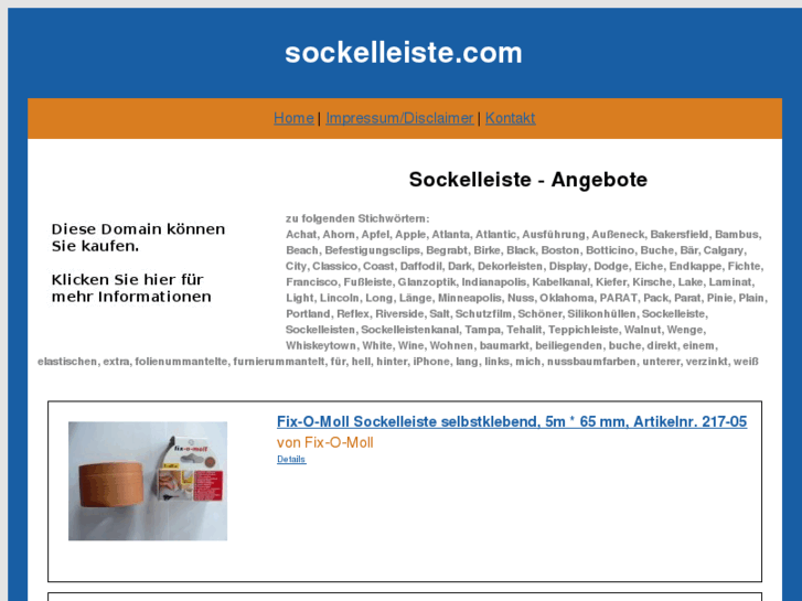 www.sockelleiste.com