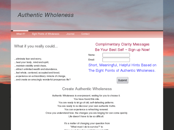 www.authenticwholeness.com