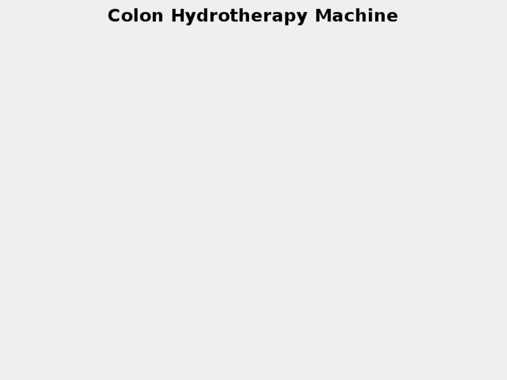 www.colon-hydrotherapy-machine.com