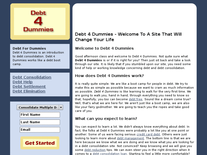 www.debt4dummies.com