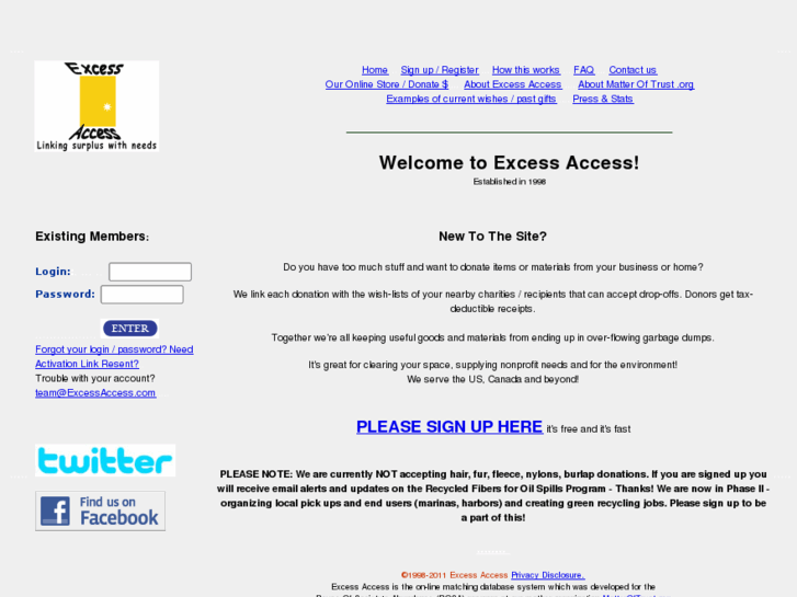 www.excessaccess.com