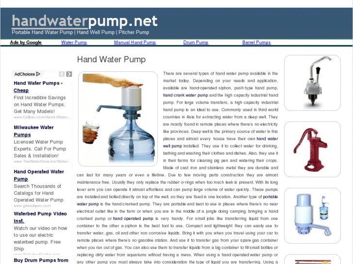 www.handwaterpump.net