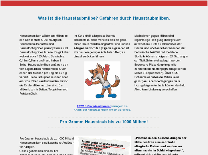 www.hausstaubmilbe.com