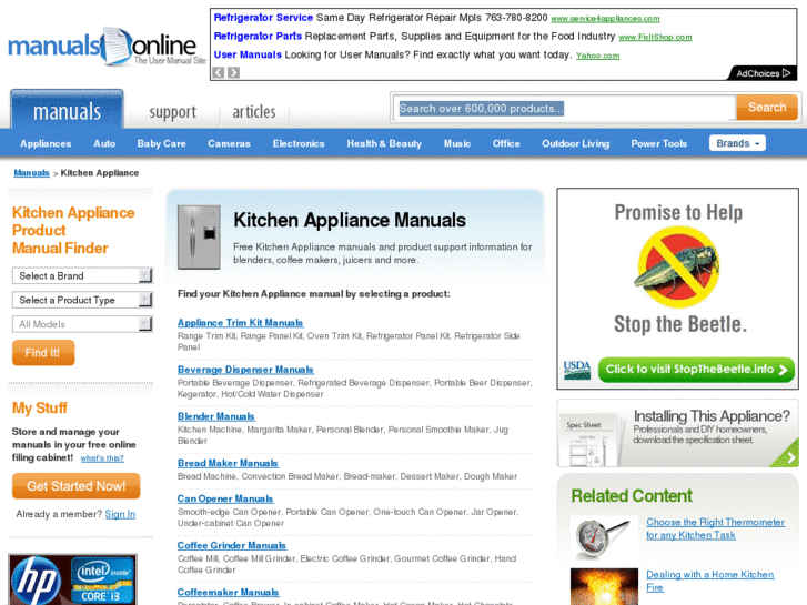 www.kitchenmanuals.com