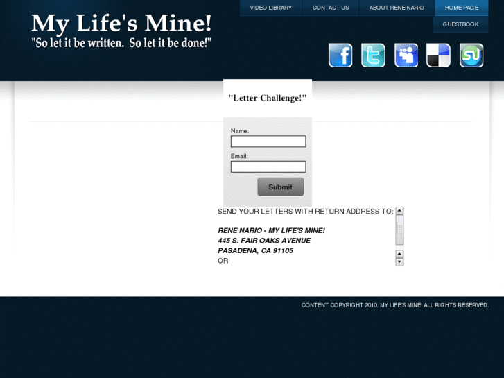 www.mylifesmine.com