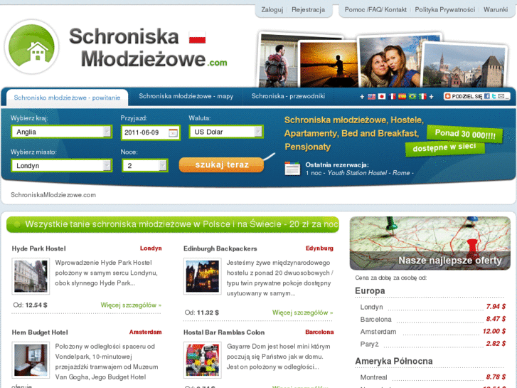 www.schroniskamlodziezowe.com