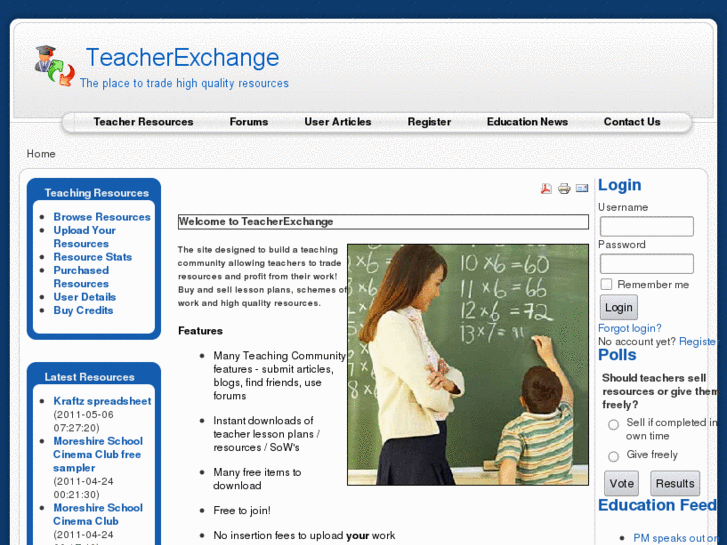 www.teacherexchange.co.uk