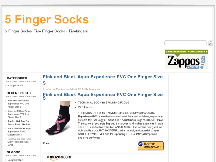 www.5-finger-socks.com