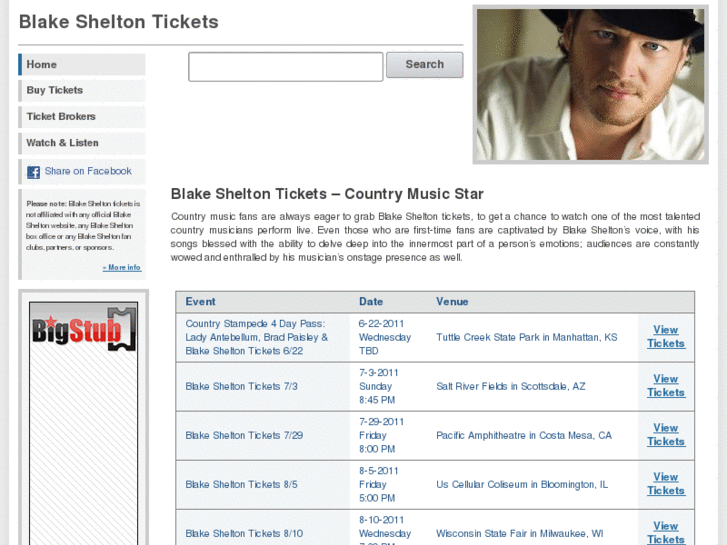 www.blakesheltontickets.com