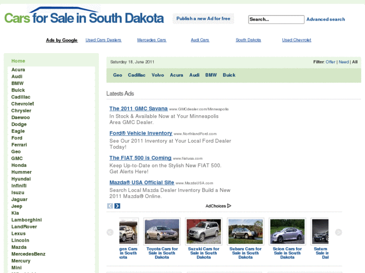 www.carsforsaleinsouthdakota.net