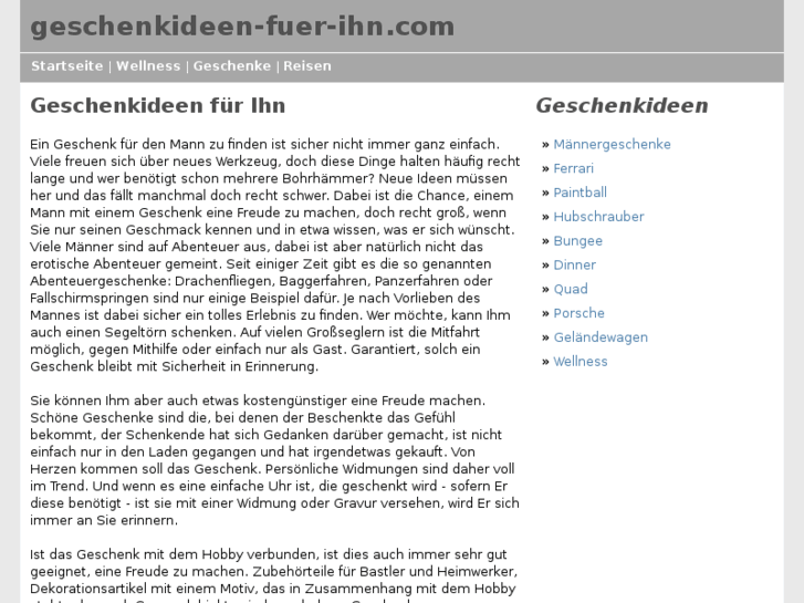 www.geschenkideen-fuer-ihn.com