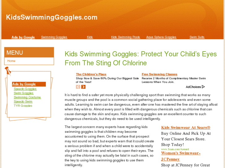 www.kidsswimminggoggles.com