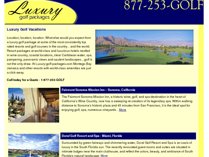 www.luxury-golf-packages.com