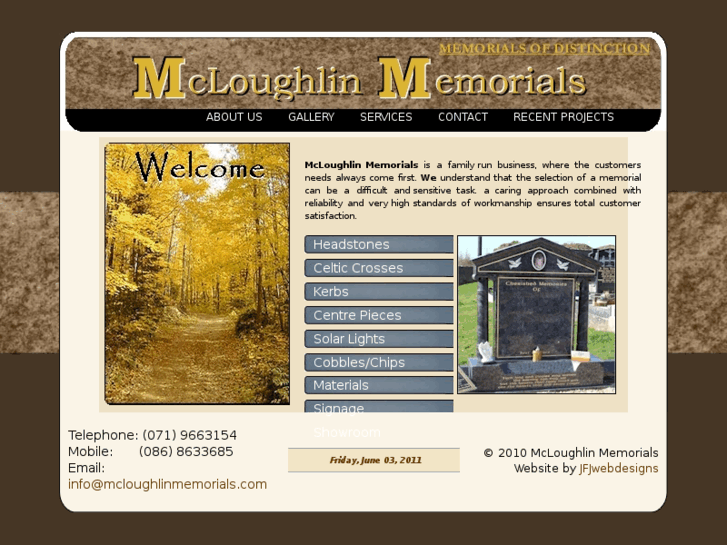 www.mcloughlinmemorials.com