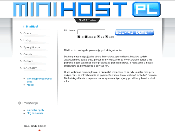 www.minihost.pl