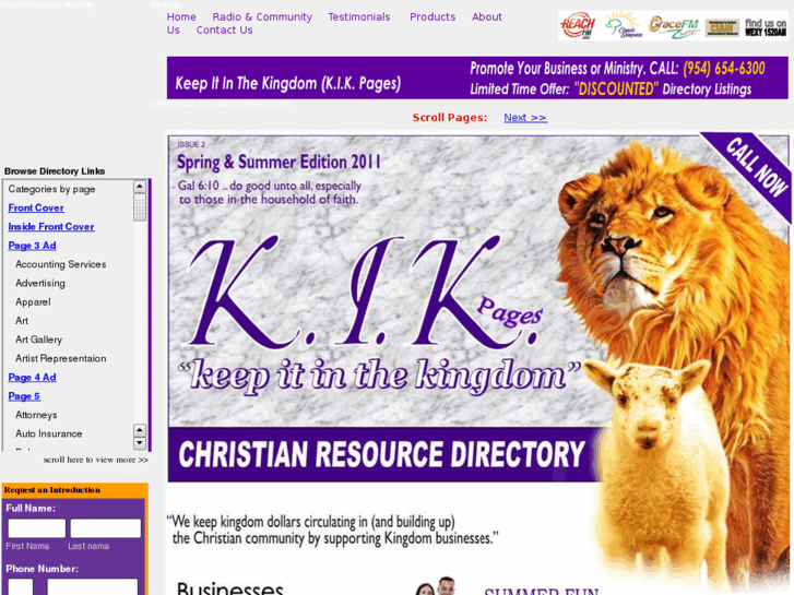 www.mykingdompages.info