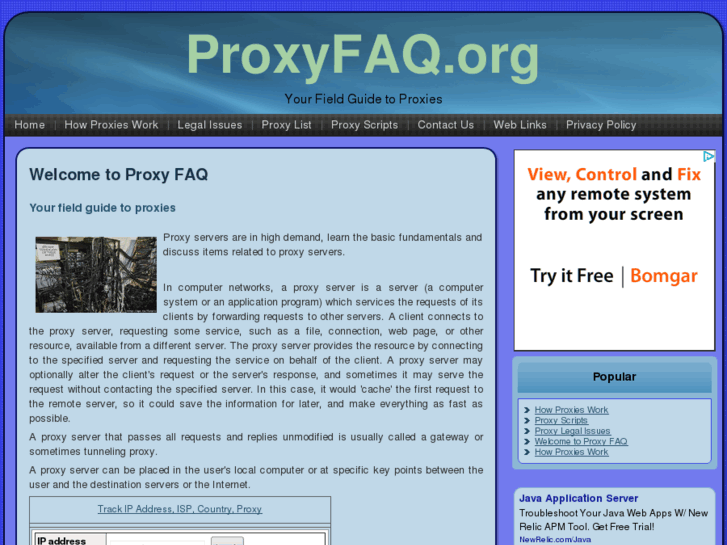 www.proxyfaq.org