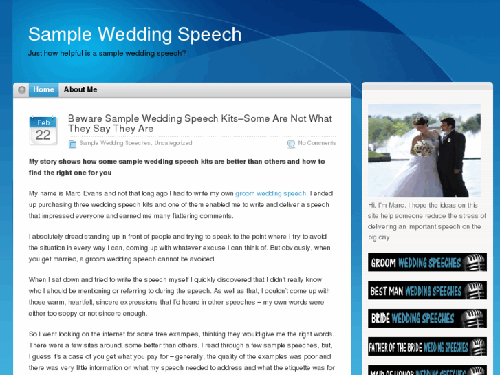 www.sampleweddingspeech.org