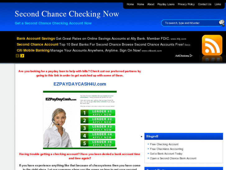 www.secondchancecheckingnow.com