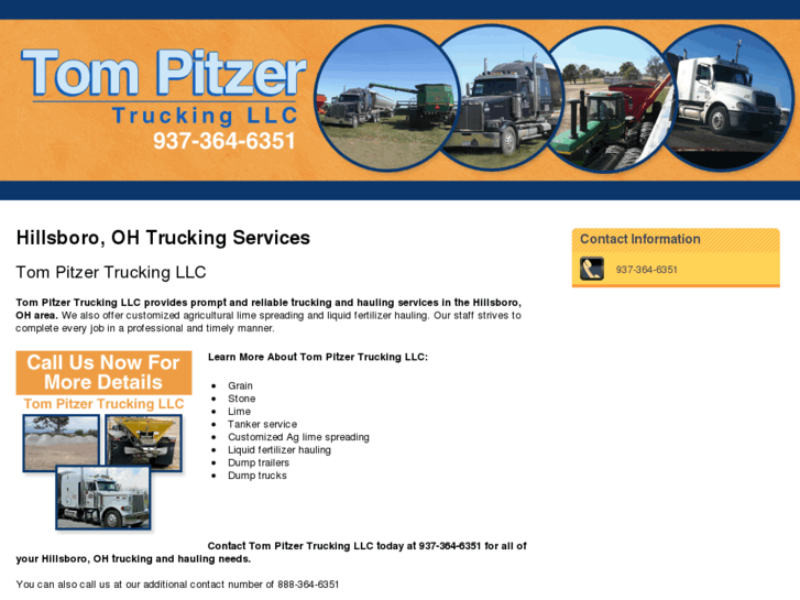 www.tompitzertrucking.com