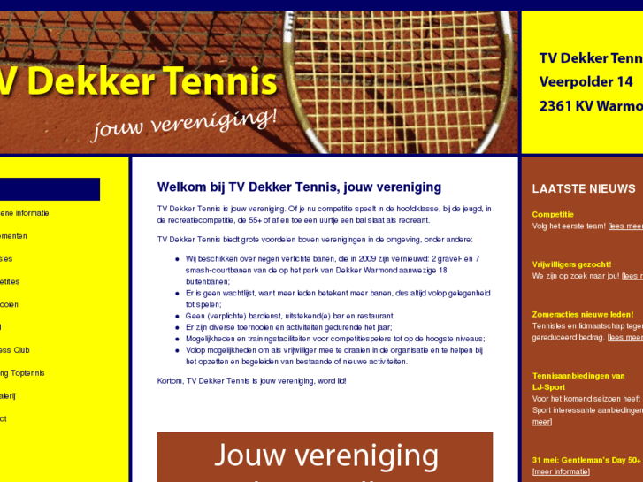 www.tvdekkertennis.nl