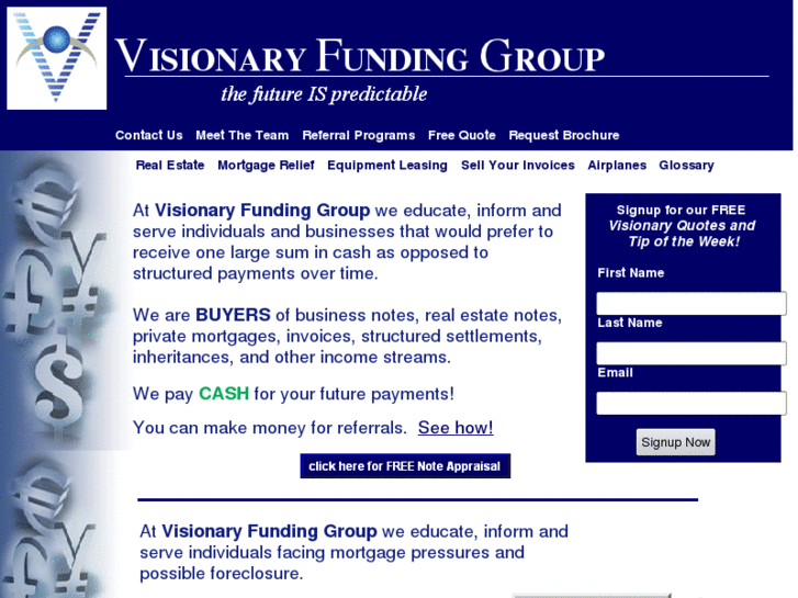 www.visionaryfundinggroup.com