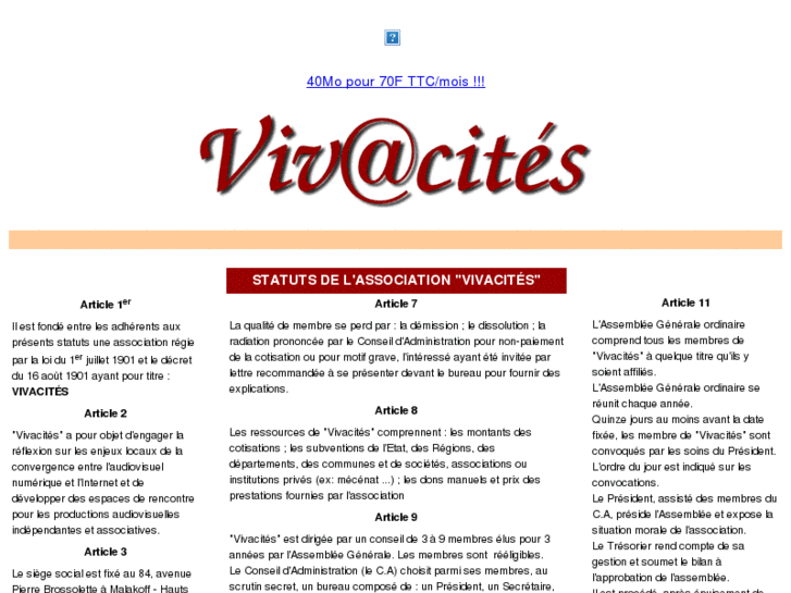 www.vivacites.org