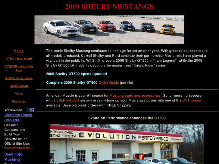 www.2009shelby.com