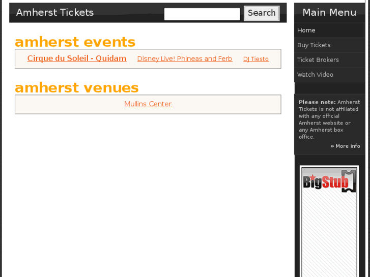 www.amhersttickets.com