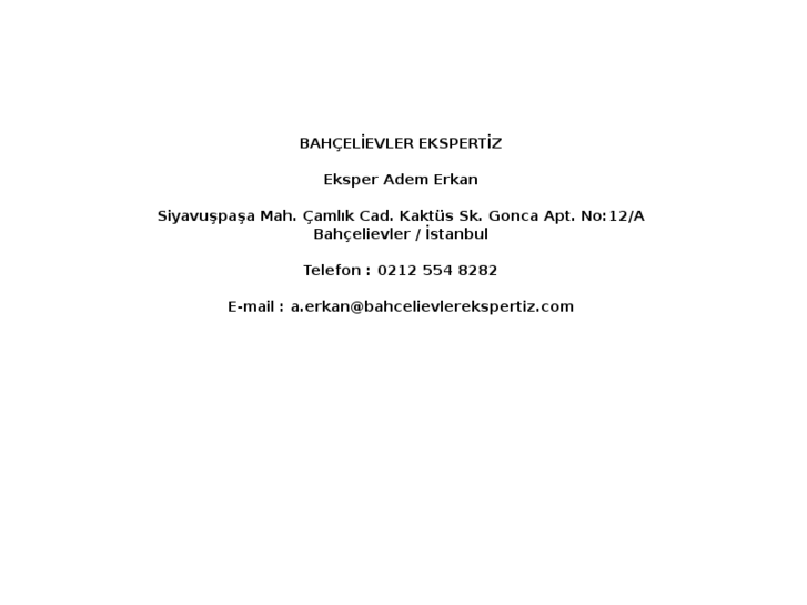 www.bahcelievlerekspertiz.com