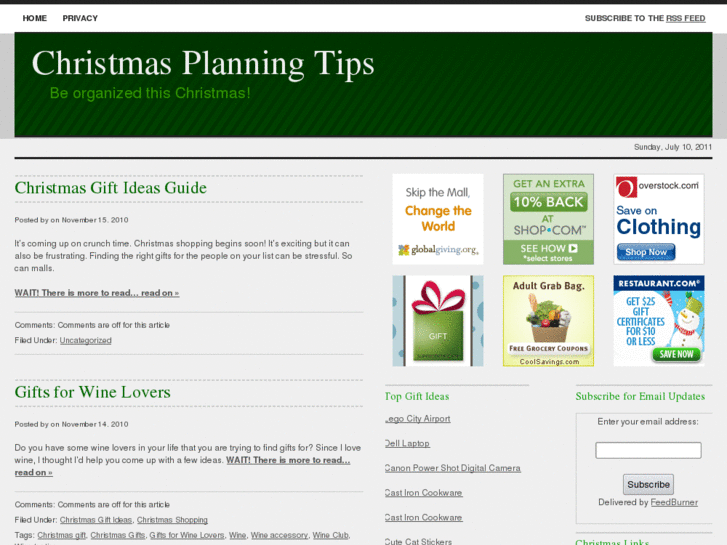 www.christmasplanningtips.net
