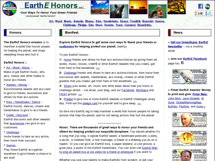 www.earthehonors.com