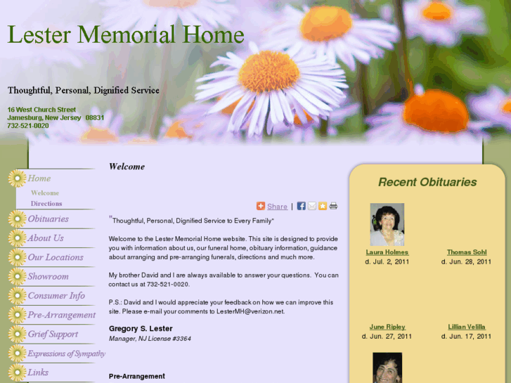 www.lestermemorialhome.com