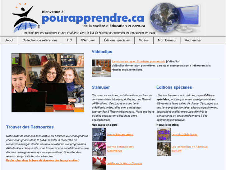 www.pourapprendre.ca