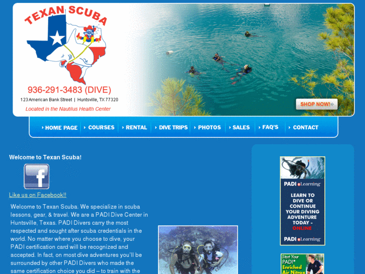 www.texanscuba.com