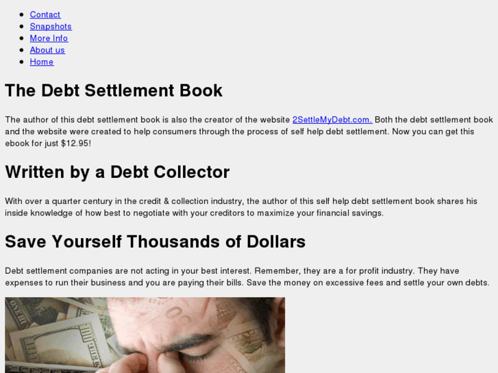 www.thedebtsettlementbook.com