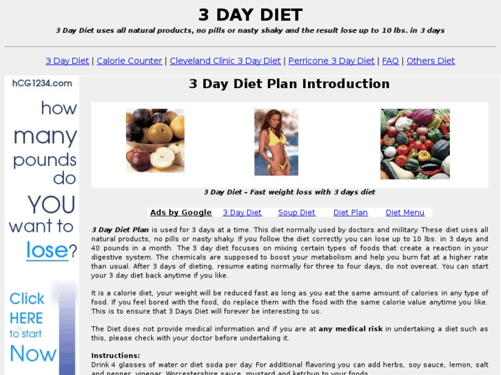 www.3daysdiet.com