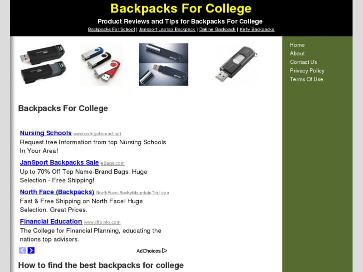 www.backpacksforcollege.com