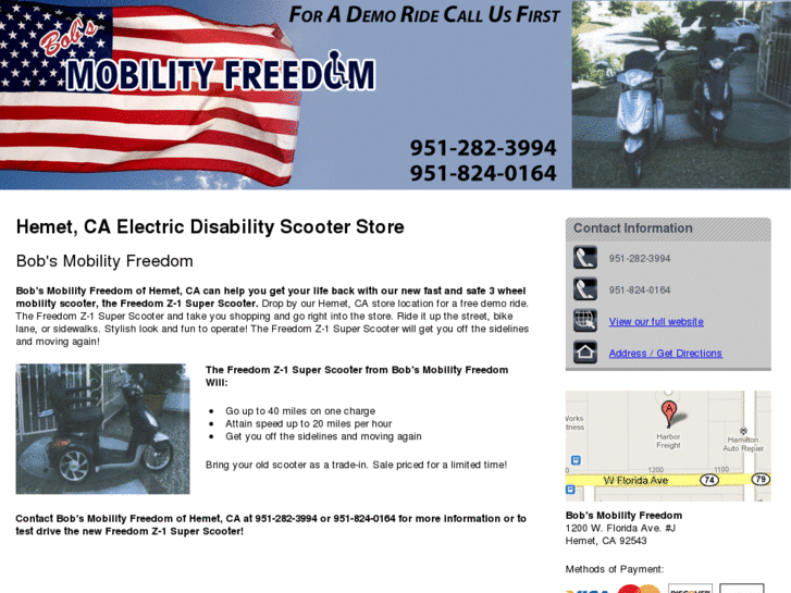 www.bobsmobilityfreedomhemet.com