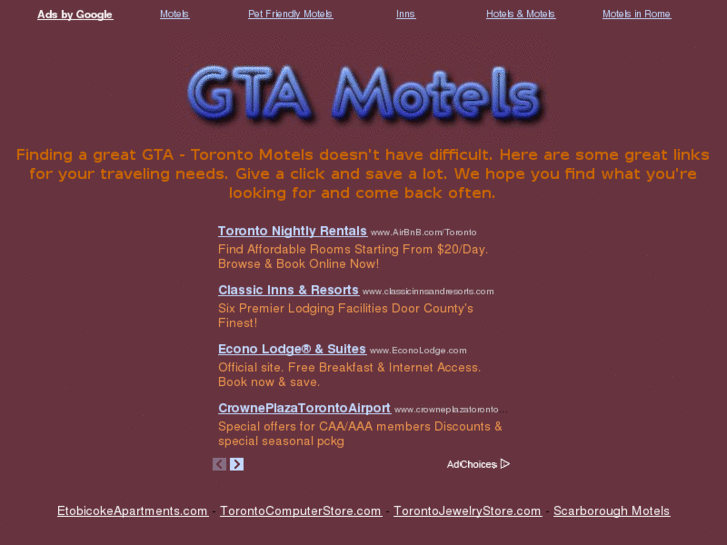 www.gtamotels.com