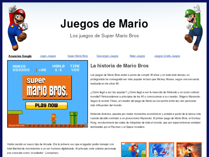 www.juegosdemario.org