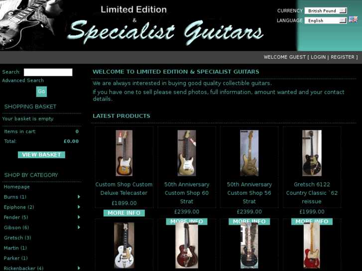 www.limitededitionandspecialistguitars.com