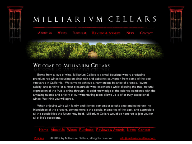 www.milliariumcellars.com